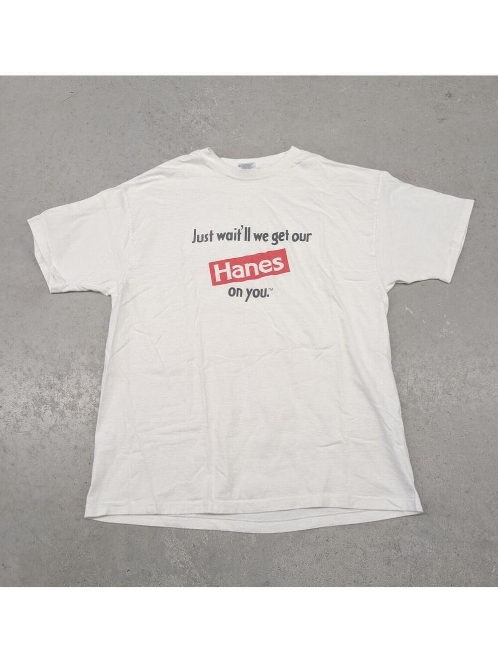 Vintage Hanes T-shirts "Get Our Hanes On You" promo T-shirt